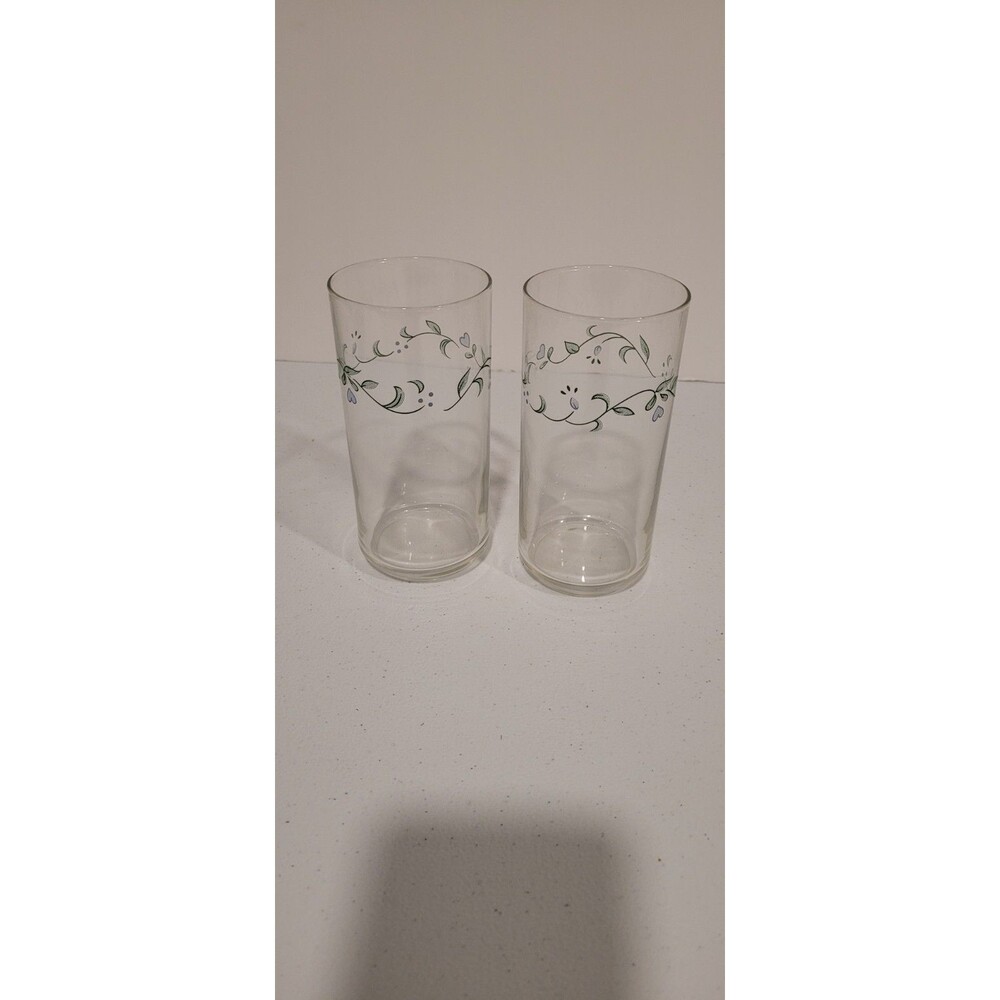 Corelle Country Cottage 16‑oz Glasses – Hearts & Vines – Set of 2 Tumblers - Picture 4 of 6